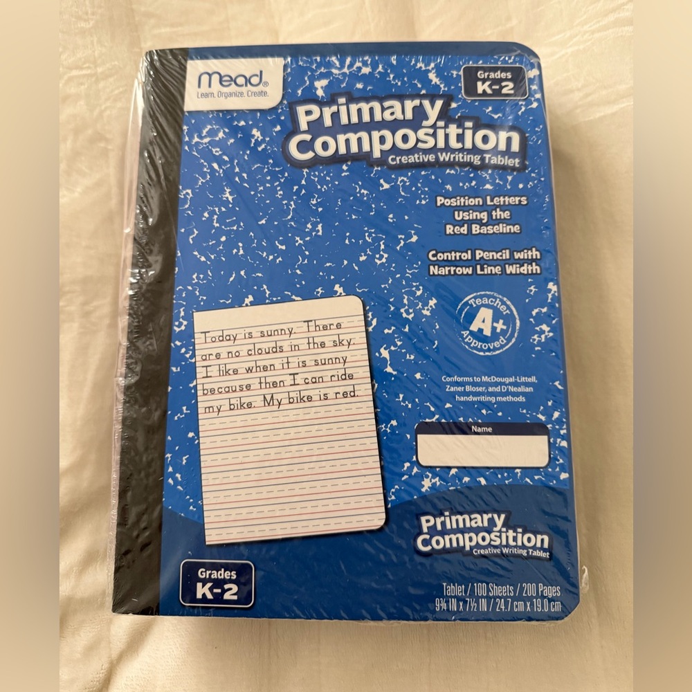 Mead Primary Composition Notebook K-2 QTY6